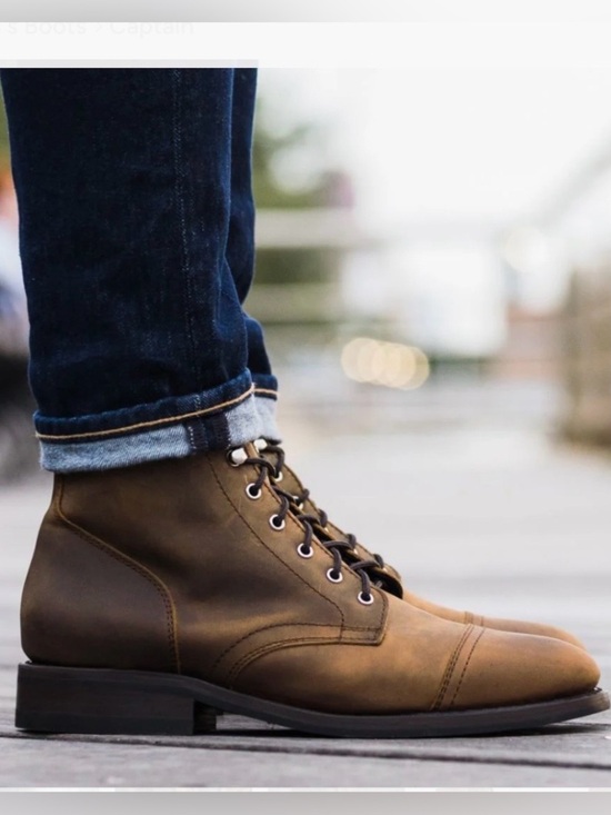Thursday Boot Company Captain Boots Men’s Size 10 Brown Lace Up main image 5